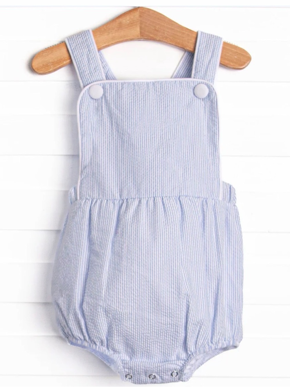 Southern Seersucker Sunsuit